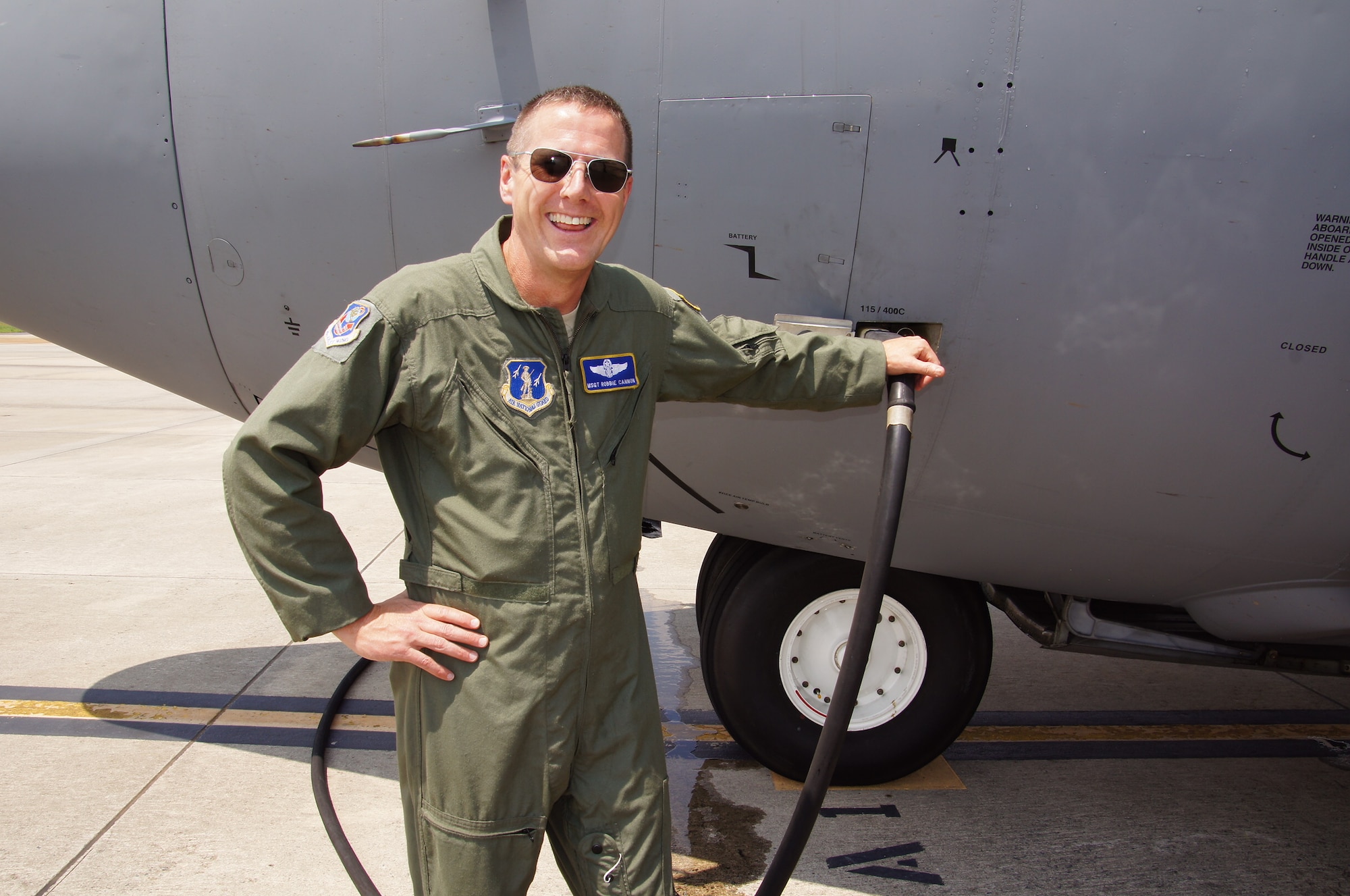 C-130 engineer Senior Master Sgt. Robert S. Cannon, one of 4 crew members who were killed July 1, 2012 after their C-130 crashed while fighting wildfires in South Dakota. (courtesy photo)
