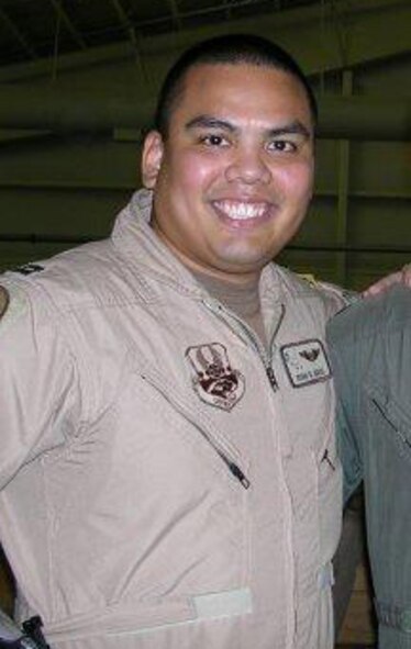 C-130 navigator Maj. Ryan S. David, one of 4 crew members who were killed July 1, 2012 after their C-130 crashed while fighting wildfires in South Dakota. (courtesy photo)
