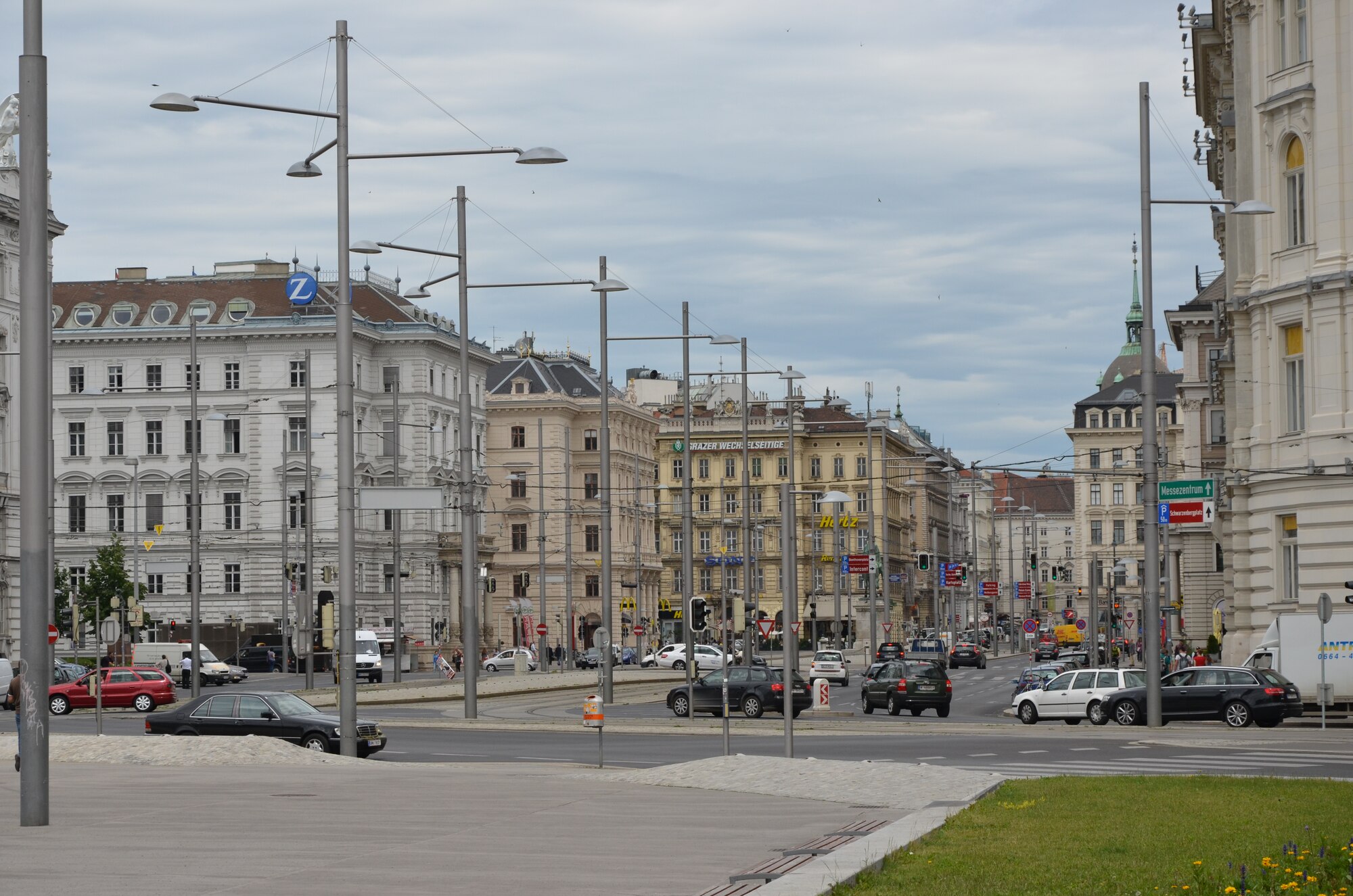 Roads in Vienna can be complicated to visiting motorists.  The city boasts a substantial public transportation system to simplify travel for visitors.  (U.S. Air Force photo/Capt. Erick Saks)
