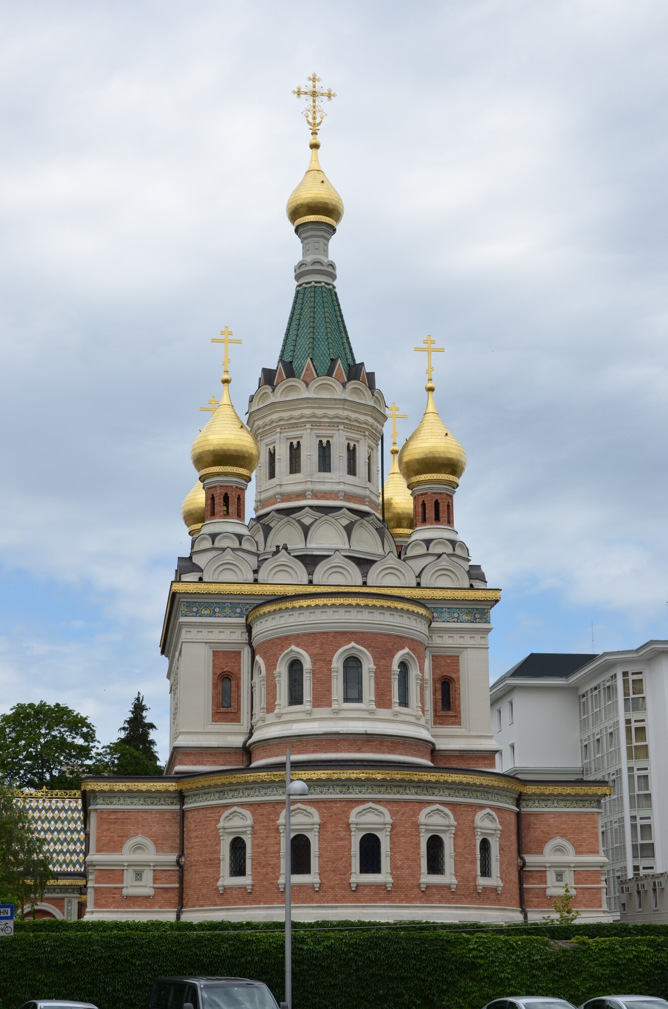 The Russian Orthodox Cathedral offers a unique accent to the Viennese neighborhood.  (U.S. Air Force photo/Capt. Erick Saks)