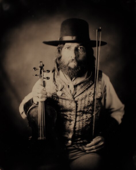 An example of Quinn Jacobson's collodian photos. The Air Reserve Personnel Center visual information specialist has revived a forgotten photographic process called wet plate collodion taught through his lectures at his studio in Denver. (Courtesy photo)