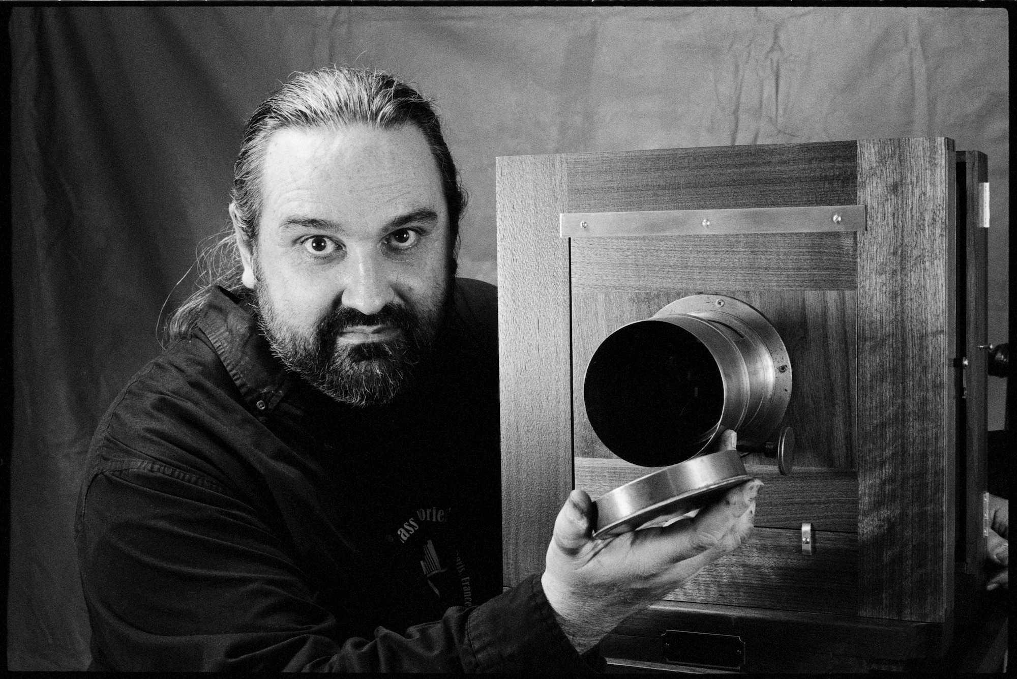 Quinn Jacobson, Air Reserve Personnel Center visual information specialist, has revived a forgotten photographic process called wet plate collodion taught through his lectures at his studio in Denver, Colo. (Courtesy photo)