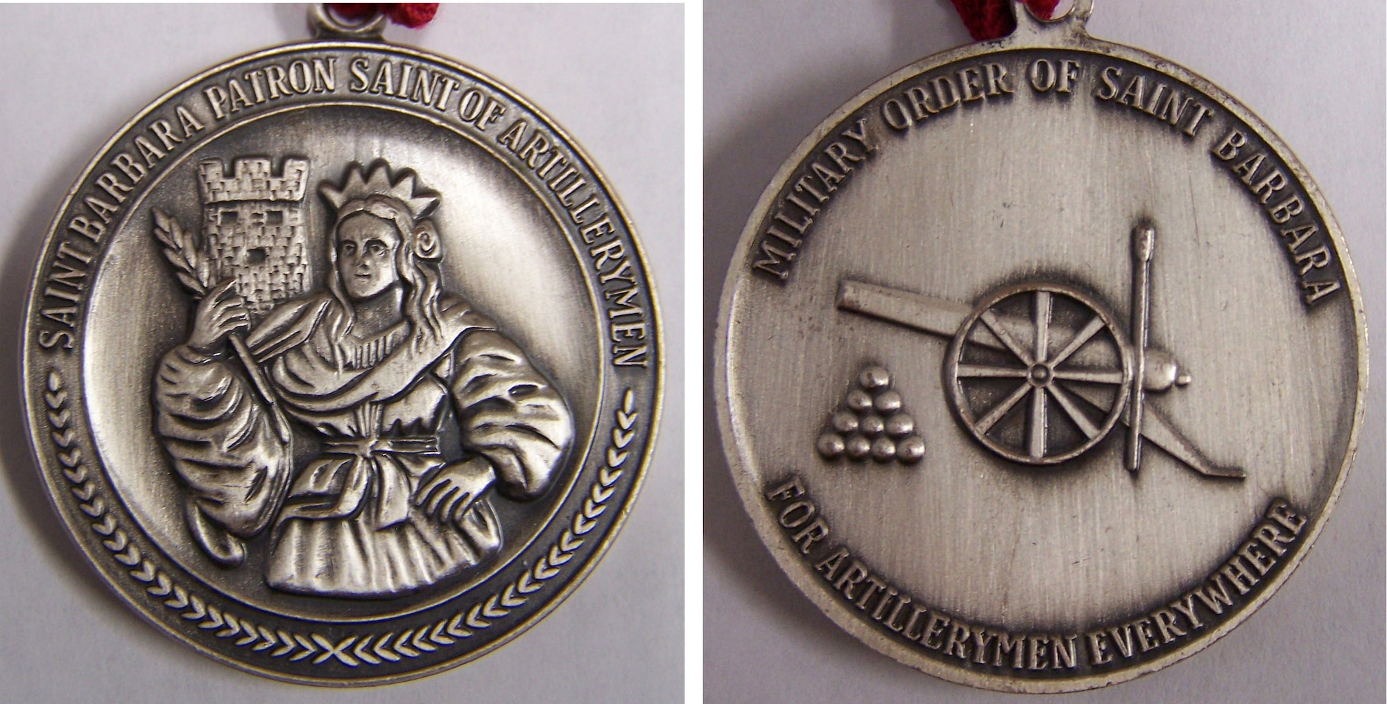 Order of Saint Barbara military medal recognizes officers, Soldiers, and citizens who have demonstrated an outstanding degree of excellence and dedication to the advancement of artilleries. (Courtesy photo)