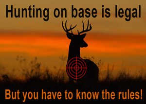 Approximately 4,000 acres of land is available for hunting at Fort Eustis, Va. Deer hunters may utilize archery, crossbows, muzzle loaders and shotguns with slugs to harvest deer during appropriate seasons, and must hunt from elevated platforms. 
(U.S. Air FOrce graphic by Tech. Sgt. Randy Redman / Released)