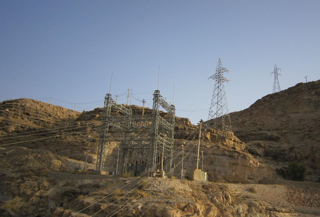 AFGHANISTAN — Under a contract awarded by the U.S Army Corps of Engineers, transmission lines will be repaired from the Kajaki Dam substation south to Durai Junction in the Helmand province, Afghanistan.