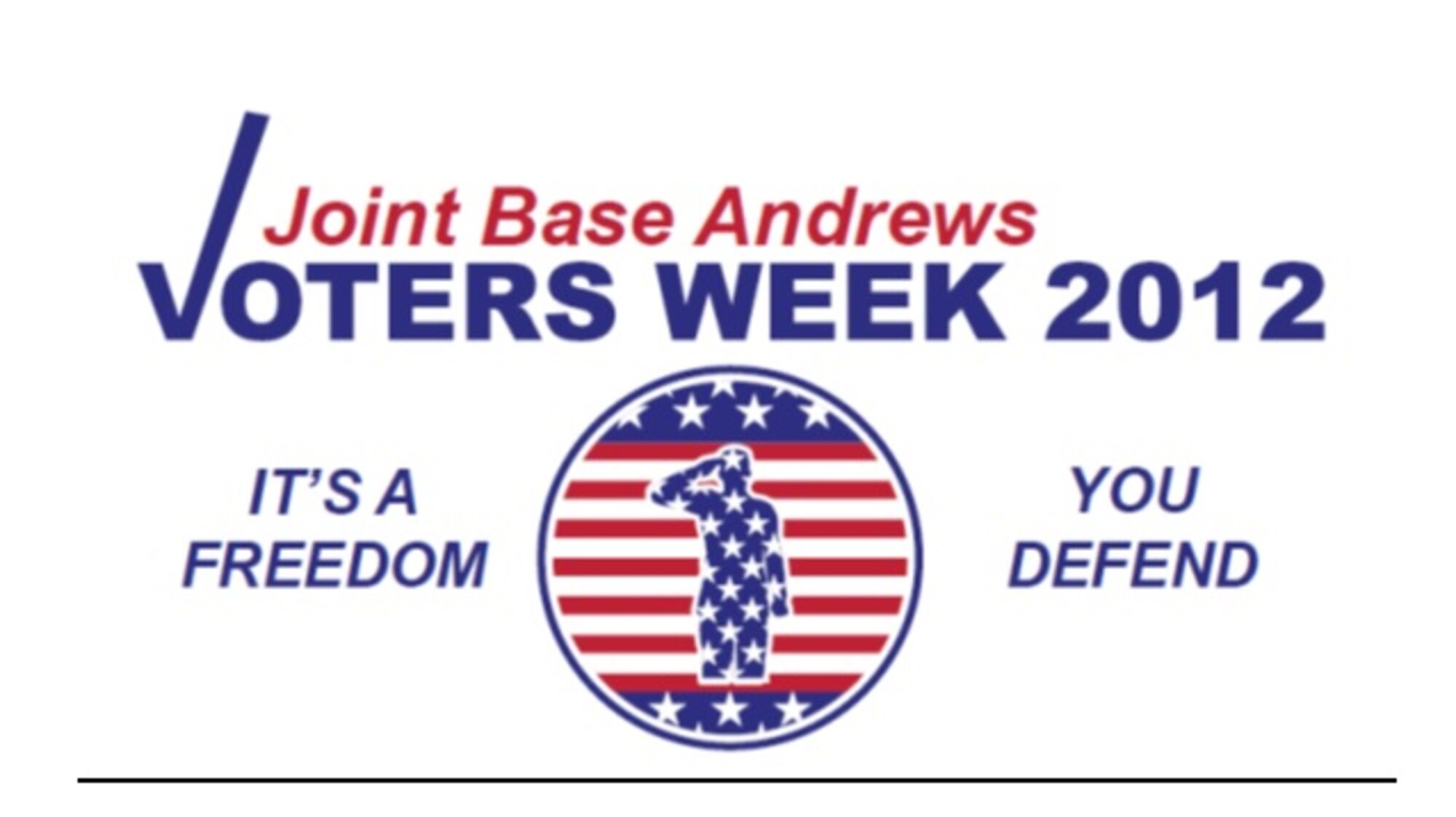 Joint Base Andrews Voters Week 