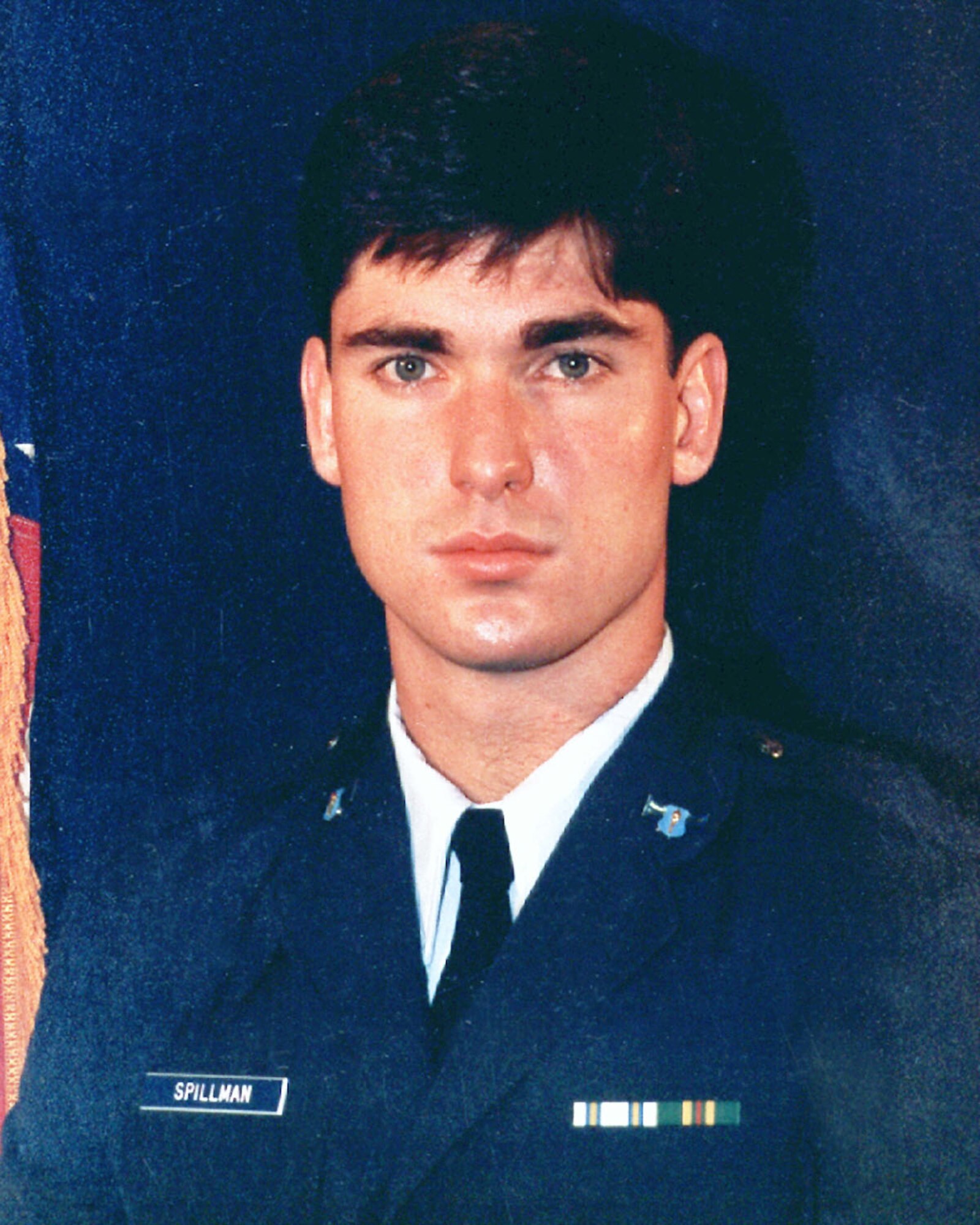 Then ROTC cadet Mark S. Spillman poses for a photo in the fall of 1985. Spillman, now Electronic Systems Center commander, would rise to the rank of colonel and is retiring from the Air Force after nearly 23 years of service.  His ceremony will be held July 19 at 1 p.m. in the Garden Auditorium of Building 1614.