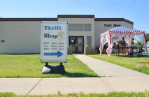 McConnell’s Thrift Store has relocated to Building 430 at the intersection of Kansas Street and Topeka Street June 23, 2012, McConnell Air Force Base, Kan. Business hours are Monday, 4 p.m. to 8 p.m. and Tuesday and Wednesday, 10 a.m. to 2 p.m. (U.S. Air Force photo/Airman 1st Class Maurice A. Hodges)