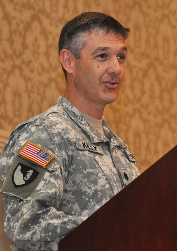 Lt. Col. Andrew D. Kelly assumes command of the U.S. Army Corps of Engineers, Walla Walla District during a change-of-command ceremony held in Walla Walla, Wash., on July 10. 