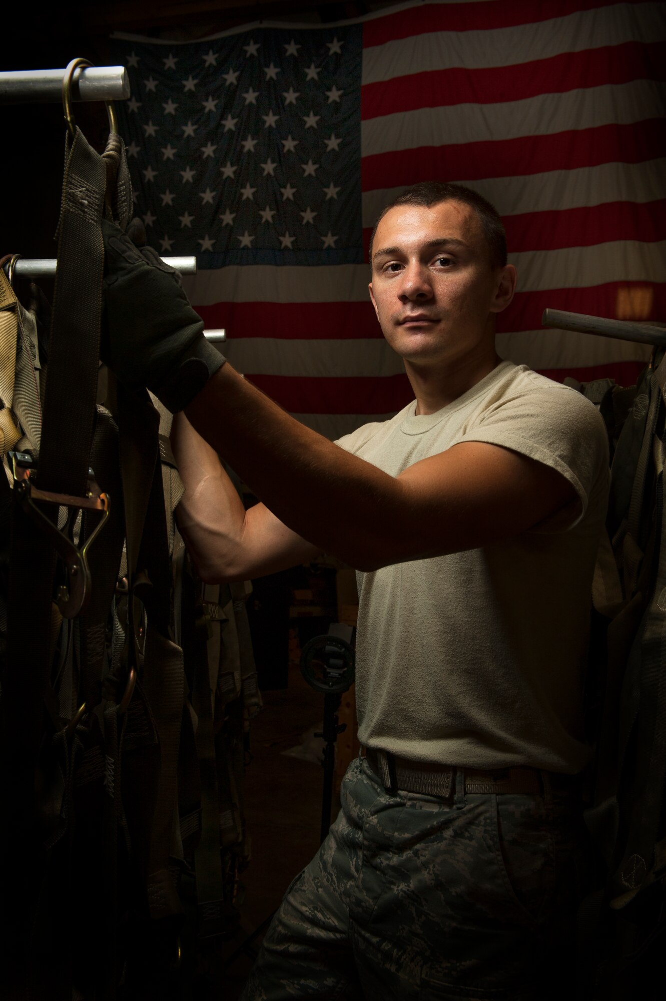 Senior Airman Muhamed Mehmedovic was saved from starvation by the U.S. Air Force when they air dropped food from C-130 Hercules aircraft in Bosnia from 1992 to 1995. Mehmedovic, a 19th Logistic Readiness Squadron air transportation journeyman, now pays homage to the country he said saved his family's life.