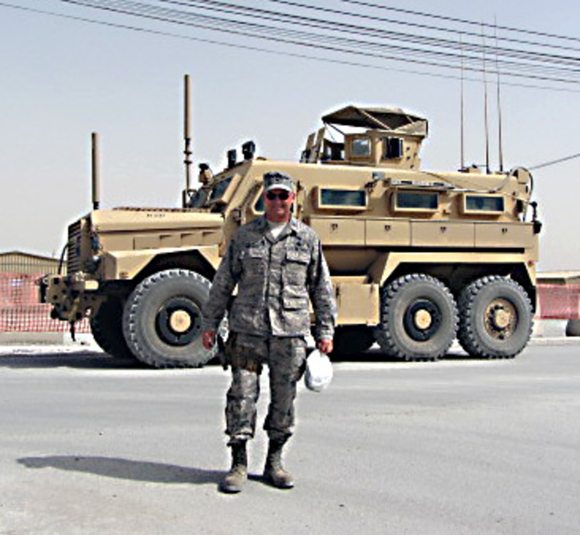 178th Fighter Wing vice commander, Col. BIll Wolfarth supports deployed troops.