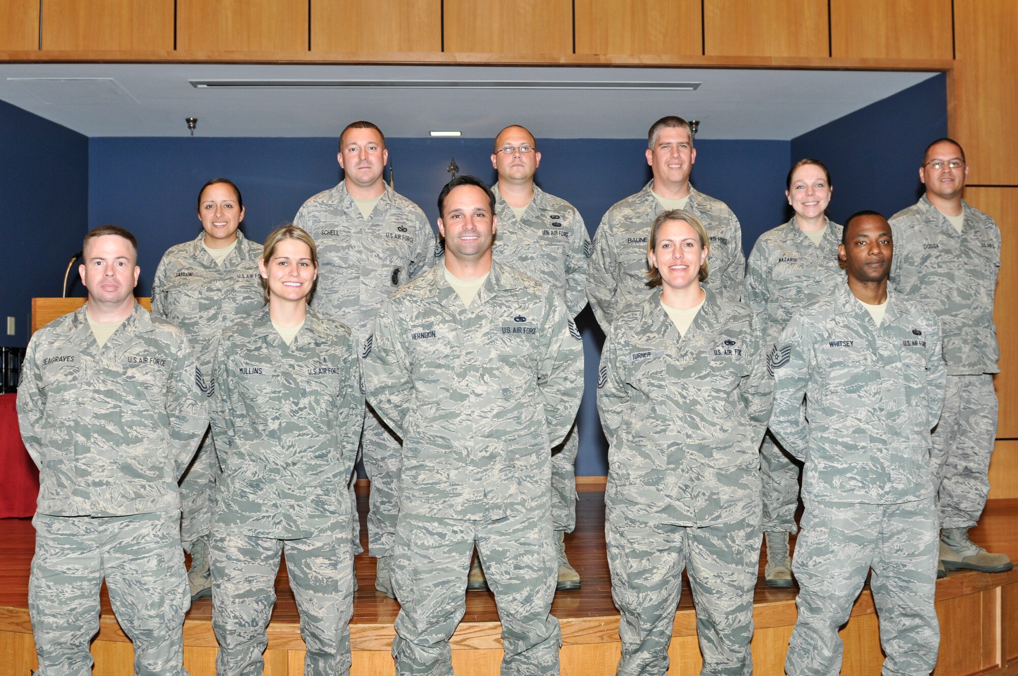 Airey NCO Academy class 12-5 graduated July 12. (U.S. Air Force photo by Susan Trahan)