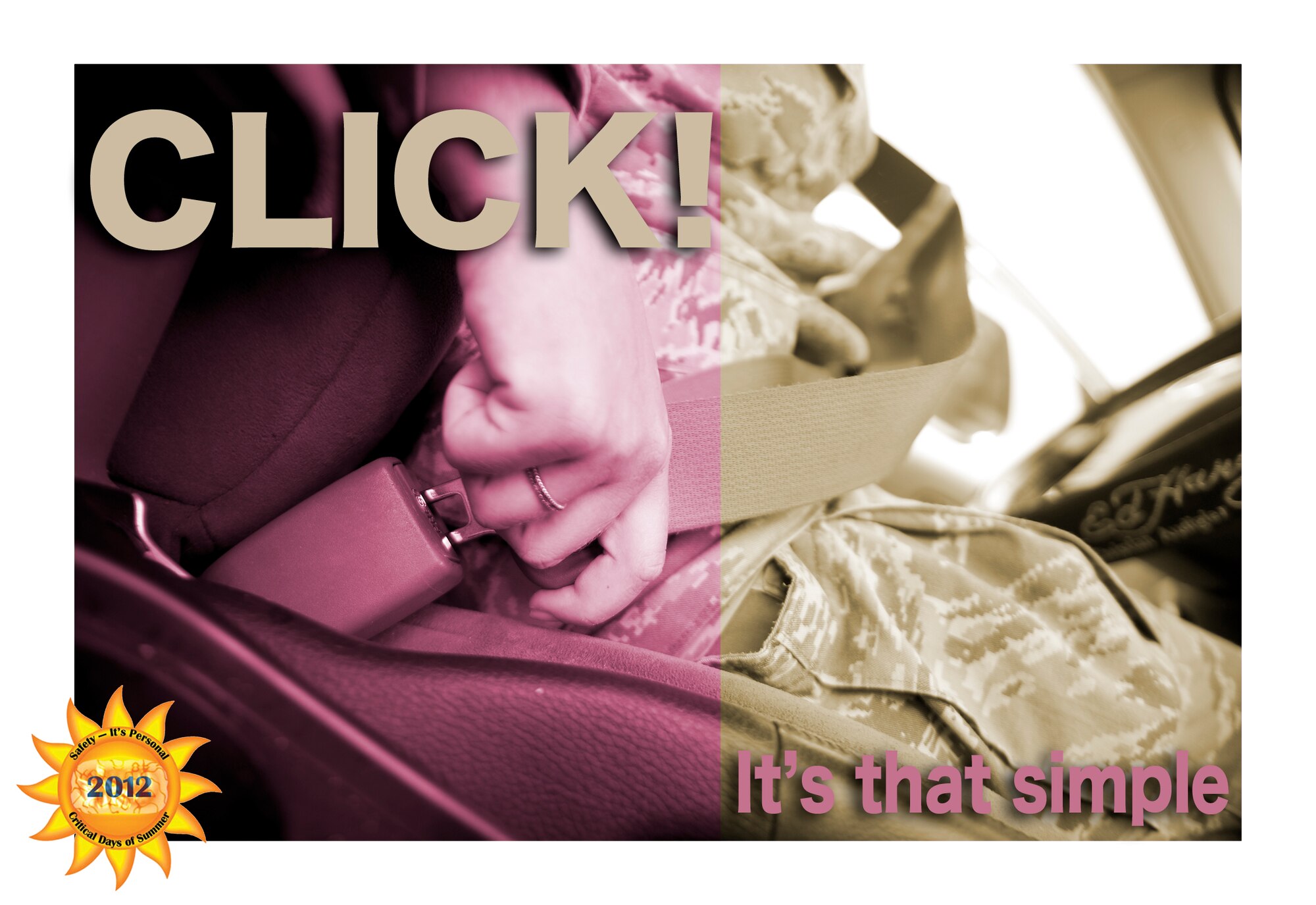 With many families throughout the country taking vacations and traveling over the summer, this time of year can present many hazards on the road. According to the National Traffic Safety Administration, seat belts are the single most effective traffic safety device for preventing death and injury; simply put, they save lives. Be safe this Summer. (U.S. Air Force illustration by Staff Sgt. Jamal D. Sutter/Released)