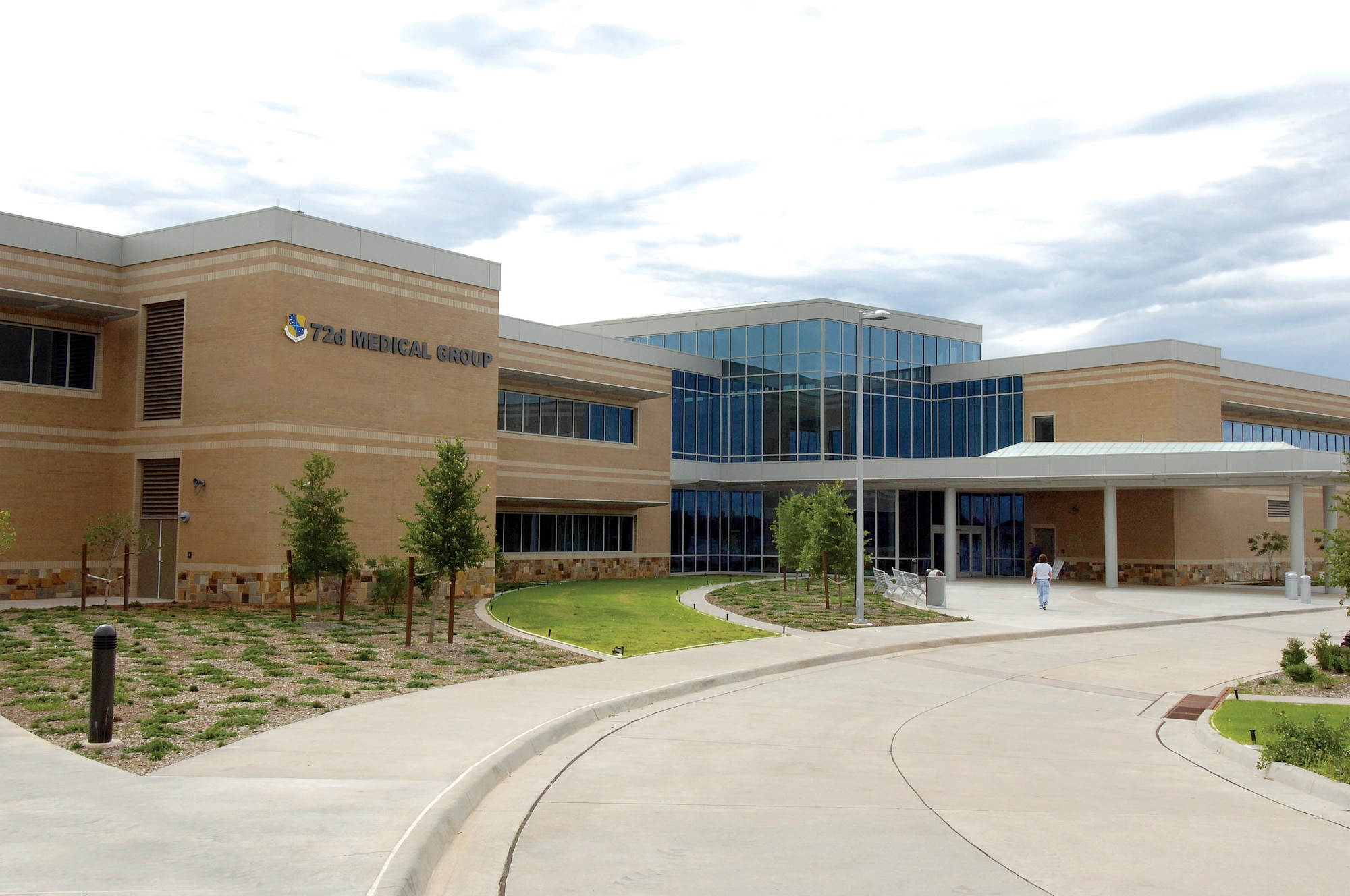 Soon, members of the 72nd Medical Group will move into the new clinic, Bldg. 1094, just inside the Gott Gate. The facility features an open floor plan with plenty of natural lighting and many other energy-efficient features. (Air Force photo by Margo Wright)