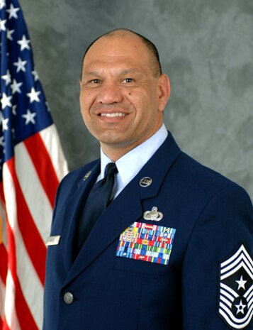 Chief Master Sergeant Robert A.K. White,
9th RW command Chief Master Sergeant