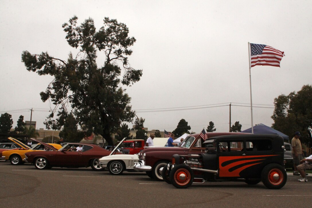 Service members and the public attended the 9th annual Marine Corps Community Service Auto Skills Center Car and Motorcycle Show aboard Marine Corps Recruit Depot San Diego July 14. The purpose was to provide everyone with an event they could all enjoy while showcasing classic and custom vehicles.