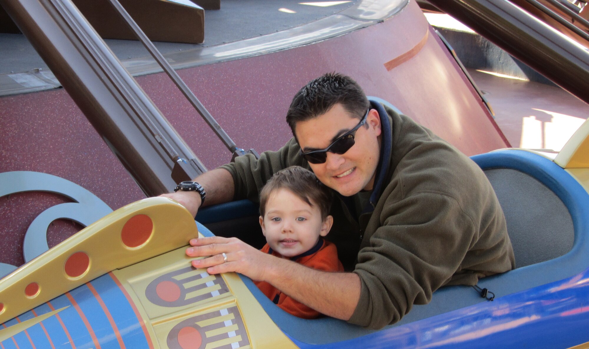 Capt. Francis “Piston” Imlay and son. (Courtesy Photo)