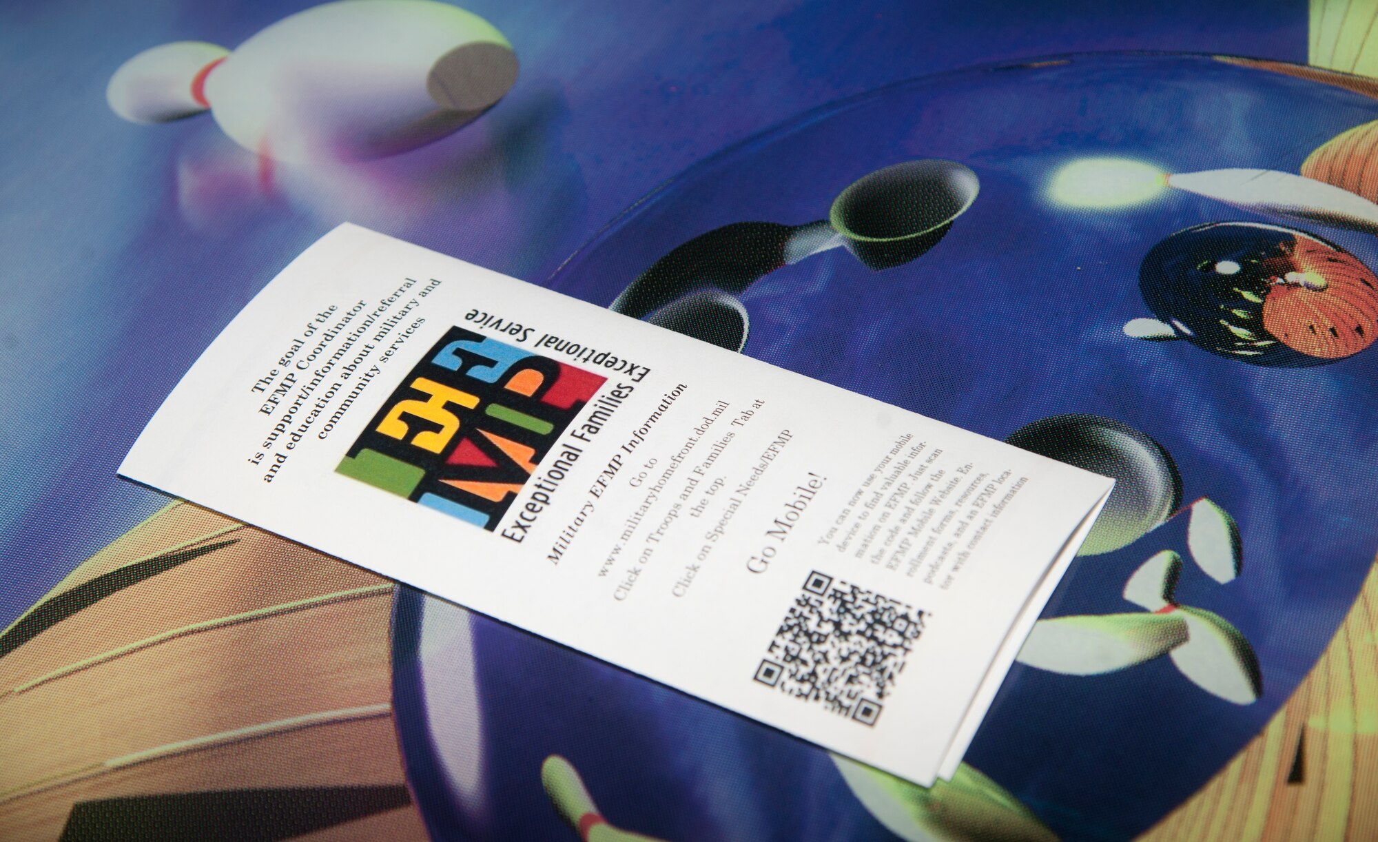 The Exceptional Family Members Program held a family day July 17, 2012 at the Spot on Moody Air Force Base Ga. The goal for EFMP is to support, inform, refer and educate families about military and community services for family members who have special needs children. (Airman 1st Class Paul Francis/Released)