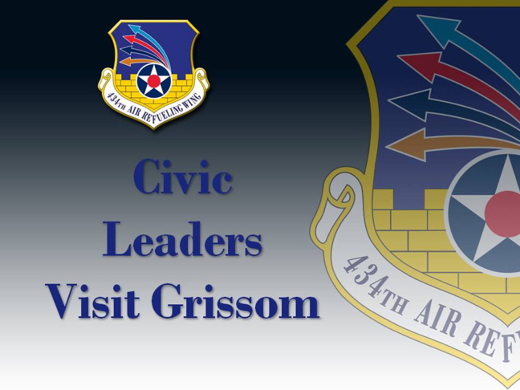 GRISSOM AIR RESERVE BASE, Ind., -- More than 30 civic leaders from the North Central Indiana region will visit Grissom ARB.  (U.S. Air Force graphic)