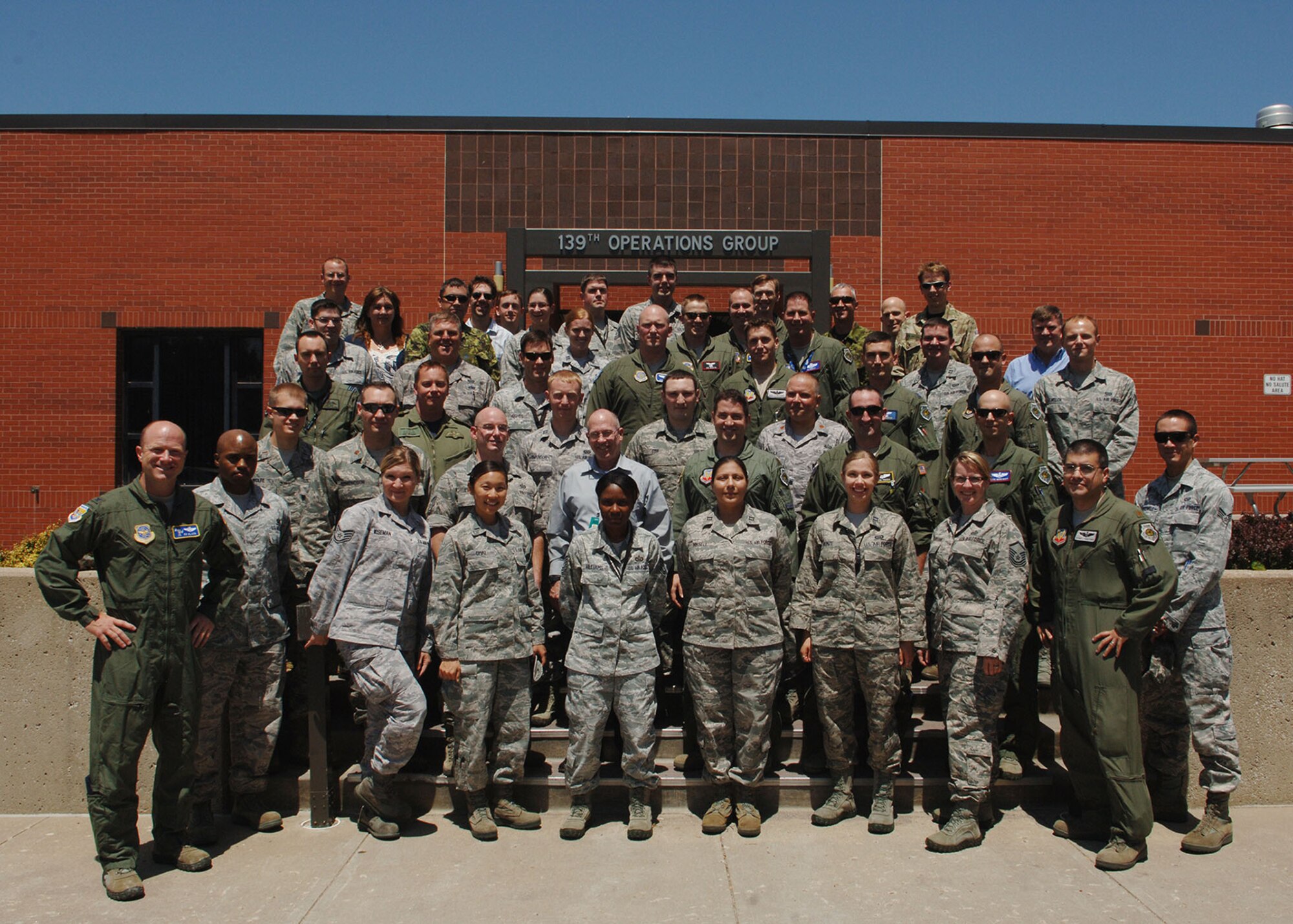 The U.S. Air Force, Air Mobility Command, Air Mobility Tactics Analysis Team met at the Advanced Airlift Tactics Training Center, Rosecrans Air National Guard Base, St. Joseph, Mo., July 16-20. Their annual report is developed by active duty, Guard and Reserve Command service members as well as by civilian intelligence personnel and international experts. (Air National Guard photo, Tech. Sgt. Erin Hickok/released)