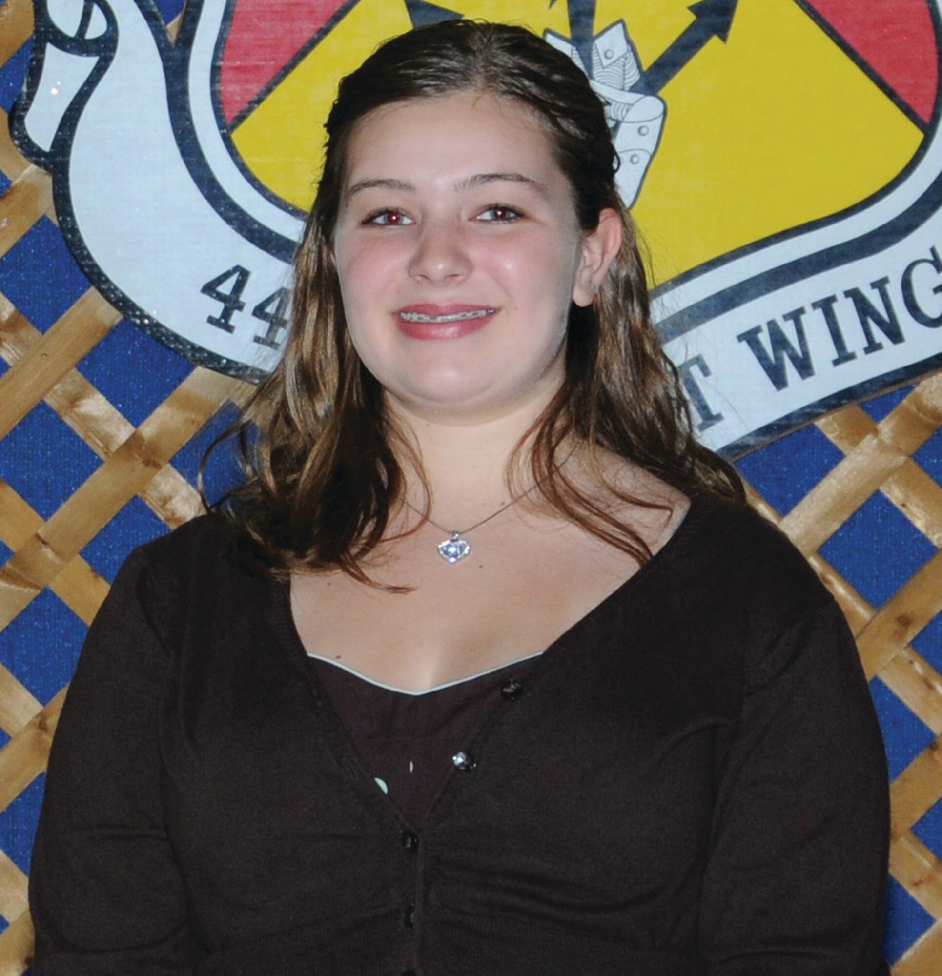 WRIGHT-PATTERSON AIR FORCE BASE, Ohio - Cayla Destefani, daughter of Maj. Charles Destefani, 445th Airlift Wing inspector general, was honored as the 2012 Wright-Patterson Air Force Base, Air Force Reserve Command, Youth of the Year June 2. (U.S. Air Force photo/Tech. Sgt. Anthony Springer)

