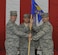 Lt. Gen. Mark Ramsay, 18th Air Force commander, passes the 305th Air
Mobility Wing guidon to Col. Richard Williamson Jr. during a 305th AMW
change of command ceremony July 20 here. Williamson assumed command from
Col. Paul Murphy who is leaving Joint Base McGuire-Dix-Lakehurst to serve as
Air Mobility Command's director of safety. Williamson came to JB MDL after
serving as the vice commander of the 60th AMW at Travis Air Force Base,
Calif. (U.S. Air Force photo by Wayne Russell/Released)