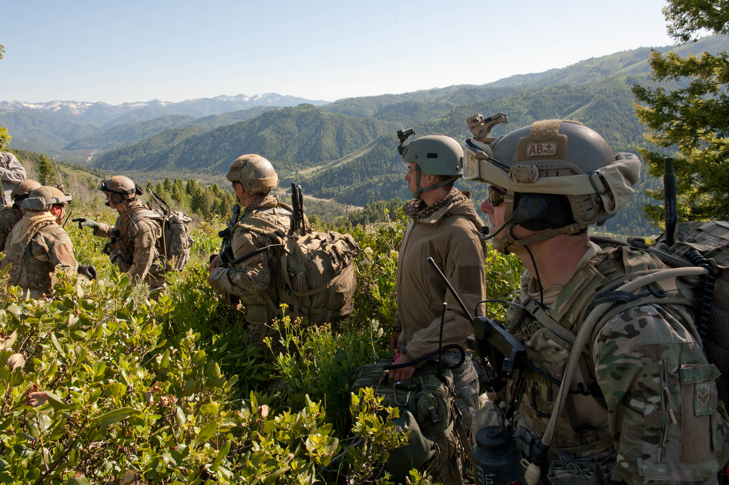 Air Support Operations Squadron Trains In Idaho Sawtooth National Forest