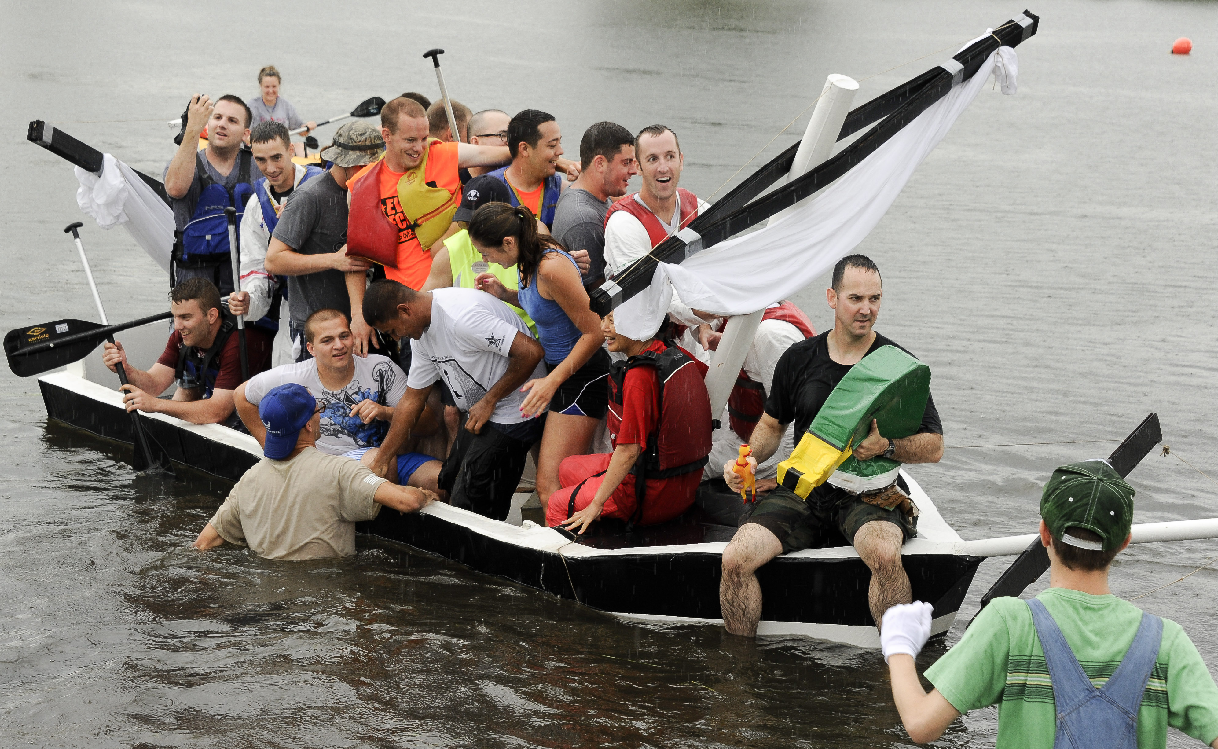 Inaugural Cardboard Boat Regatta sets sail > Joint Base McGuireDix