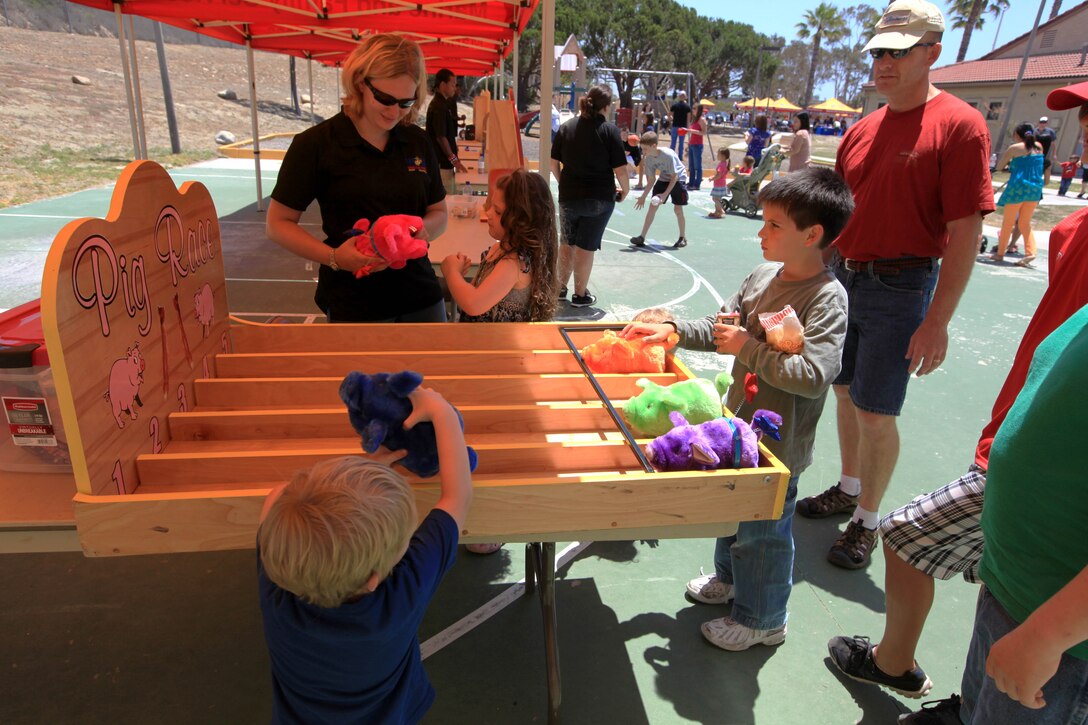 Carnival games were available for families to take part in at the 13th annual San Onofre Community Center Community Day Celebration, July 21. Free food and refreshments were also provided by the Armor of Light ministry at the celebration.