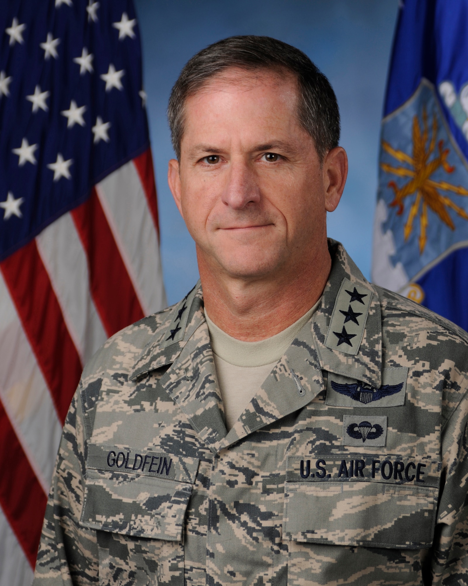 Lt. Gen. David L. Goldfein is Commander, U.S. Air Forces Central, Southwest Asia. As the Air Component Commander for U.S. Central Command, the general is responsible for developing contingency plans and conducting air operations in a 20-nation area of responsibility covering Central and Southwest Asia.

