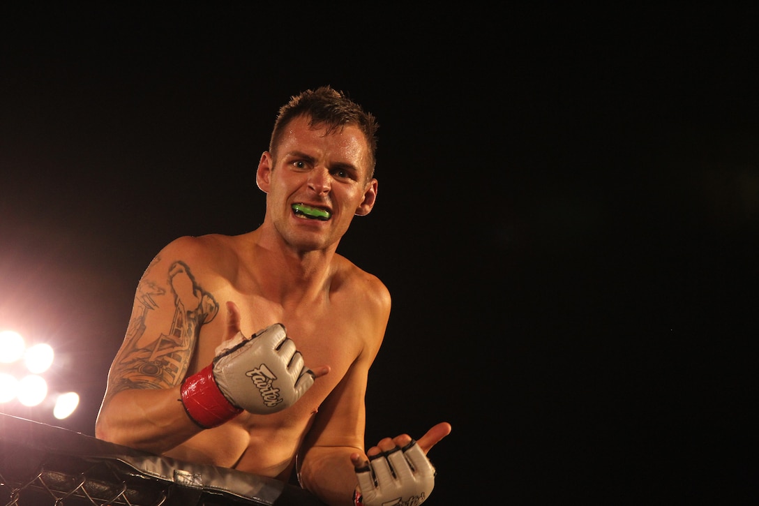 Combat Center personnel were treated with a show of live fights June 22, 