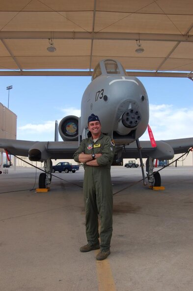 1st Lt. Aaron Berry, an A-10 Thunderbolt II pilot with the 303rd Fighter Squadron, was selected for commission by a Deserving Airman Board in 2009 when he was a crew chief with the 442nd Aircraft Maintenance Squadron. He returned to the 442nd Fighter Wing in 2012 as an A-10 pilot. The 442nd Fighter Wing is an Air Force Reserve unit at Whiteman Air Force Base, Mo. (U.S. Air Force photo/Courtesy photo)