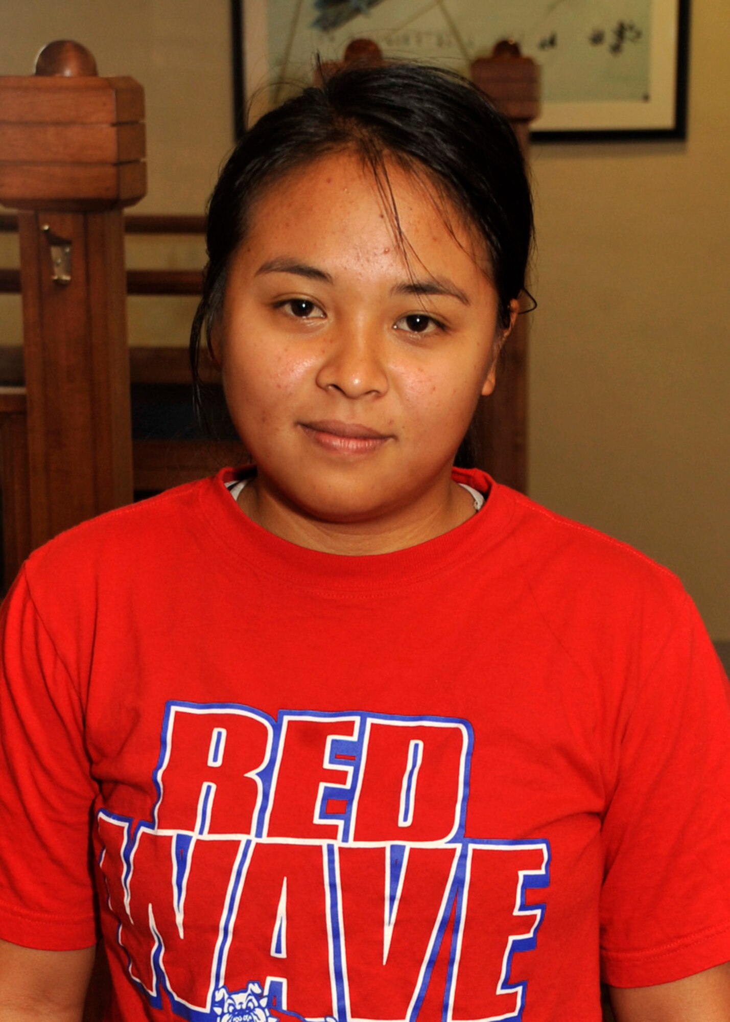 "The burgers. They're the only food that tastes good here." - Airman 1st Class Tiffany Bounphane