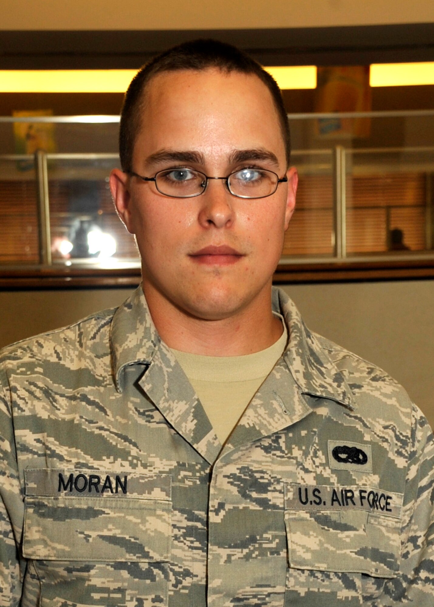 "Salad, because I paid $1.35 for it and it fills me up. You can't go anywhere and get a healthy meal for $1.35." - Senior Airman Willard Moran