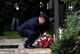 Col. Mark Ciero, the 48th Fighter Wing vice commander, lays a wreath at the 388th Bombardment Group memorial at Coney Weston, England, July 14, 2012. The memorial was re-dedicated to the Airmen who lost their lives while serving in the 388th BG at Knettishall Airfield, England. (U.S. Air Force photo/Staff Sgt. Megan P. Lyon)