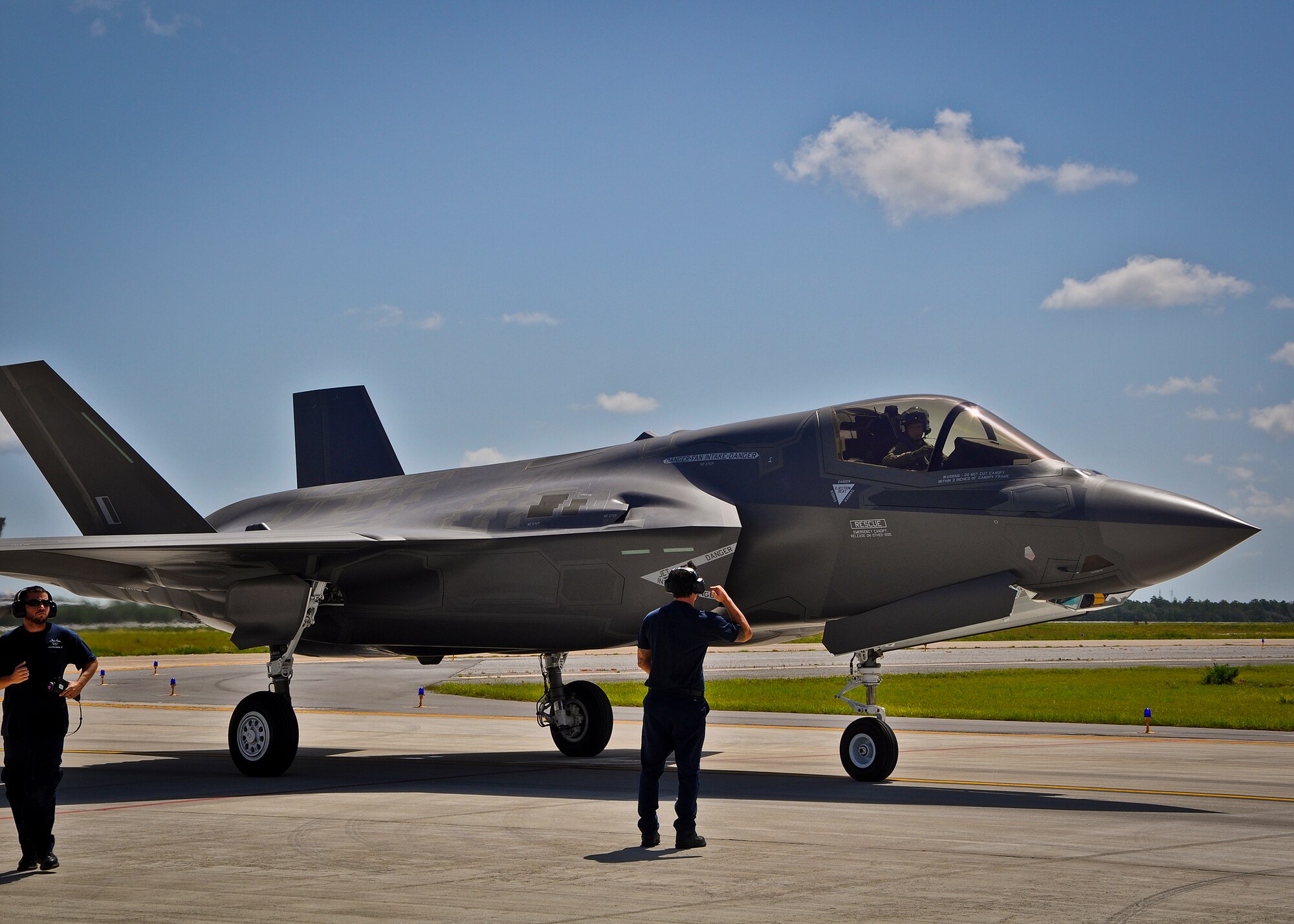 Eglin receives first United Kingdom F-35 Lightning II