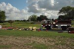 Joint Base San Antonio-Randolph Fire Department personnel immediately responded to a 40-pound chlorine spill that occurred at the water plant near the JBSA-Randolph west gate Tuesday.  First Responders initiated a 300-foot cordon that extended across FM 78, closing it temporarily.