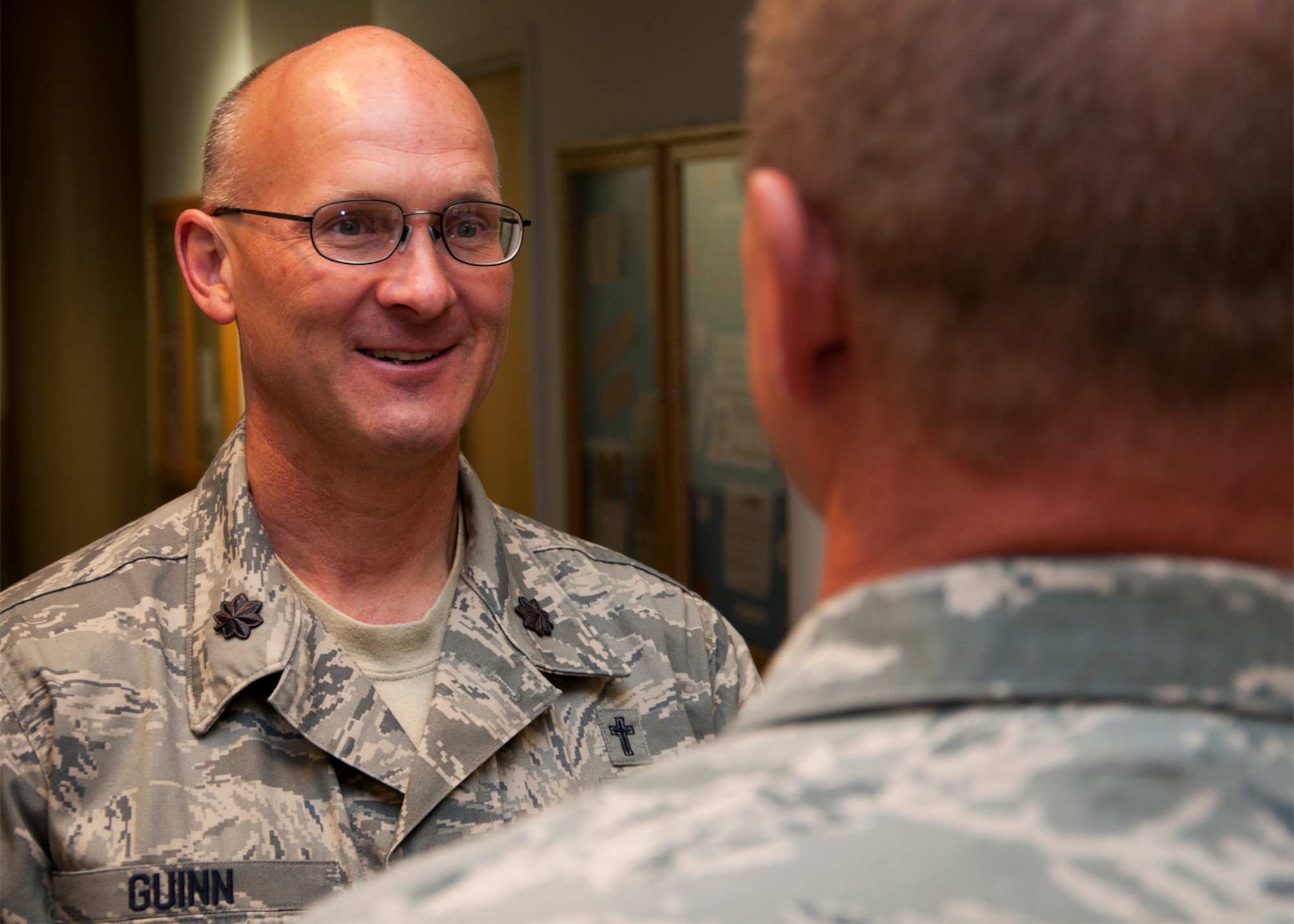 Chaplain (Lt. Col.) Derek Guinn, 419th Fighter Wing. (U.S. Air Force photo/Tech. Sgt. Richard Gonzales)