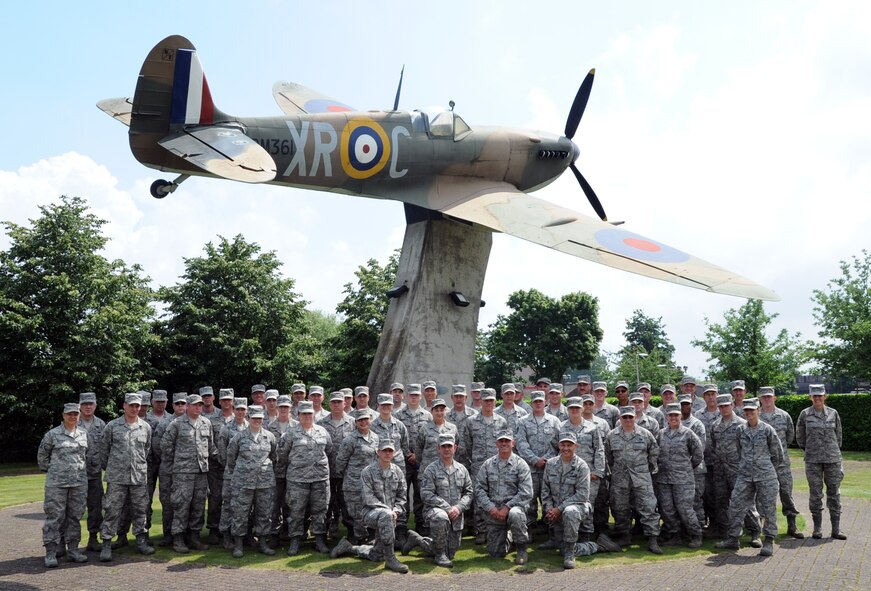 RAF Lakenheath, England -- The 442nd Logistics Readiness Squadron deployed to RAF Mildenhall and RAF Lakenheath, England, June and July 2012 for annual training. The 442nd LRS is part of the 442nd Fighter Wing, an A-10 Thunderbolt II Air Force Reserve unit at Whiteman Air Force Base, Mo. (U.S. Air Force photo/Staff Sgt. Danielle Johnston)