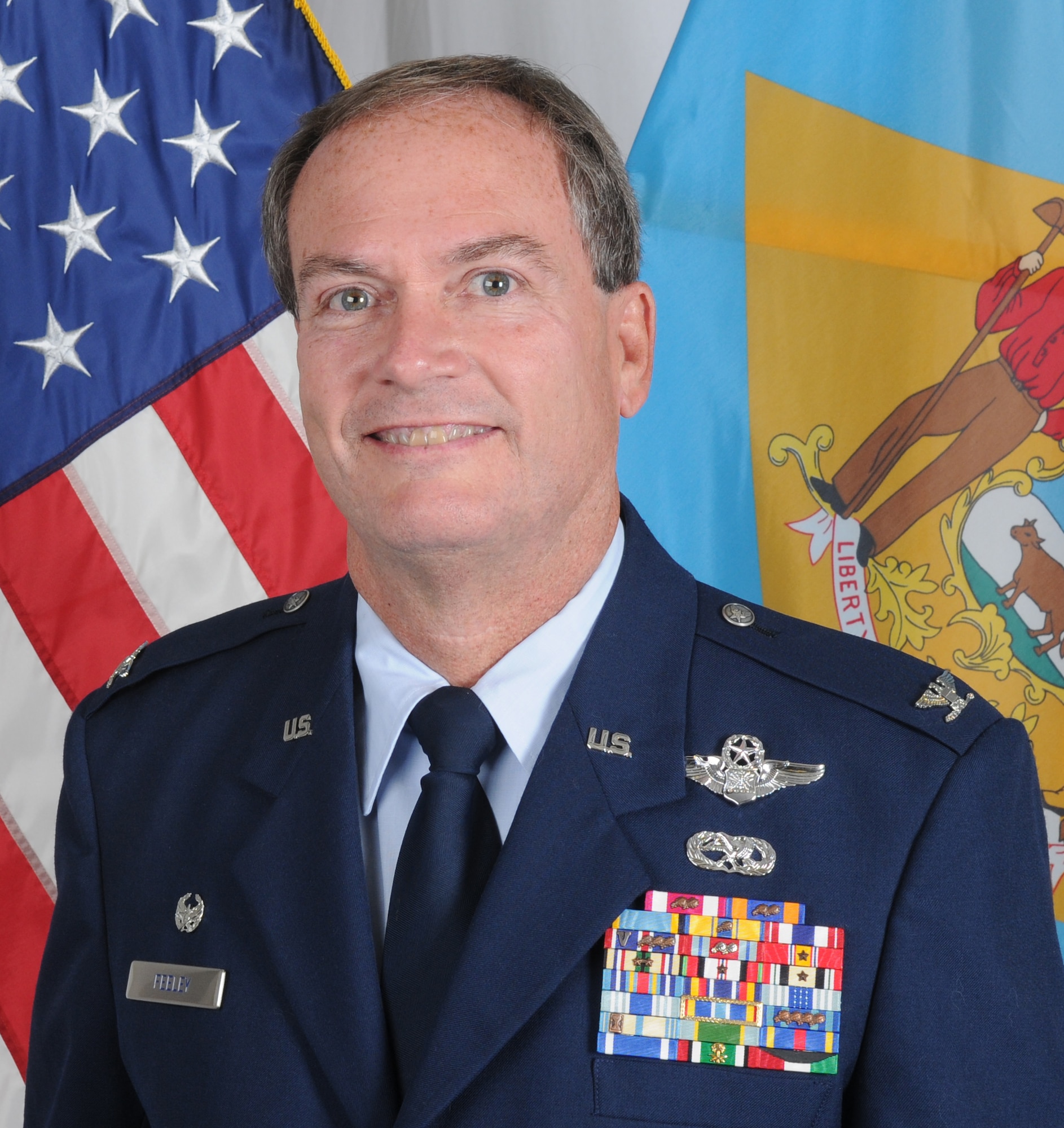 U.S. Air Force Colonel Michael J. Feeley, commander, 166th Airlift Wing, Delaware Air National Guard (U.S. Air Force photo/Tech. Sgt. Rob Meredith)