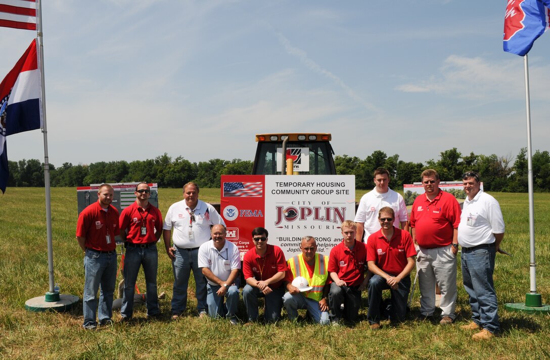 Temporary Housing Team for the city of Joplin, Missouri.