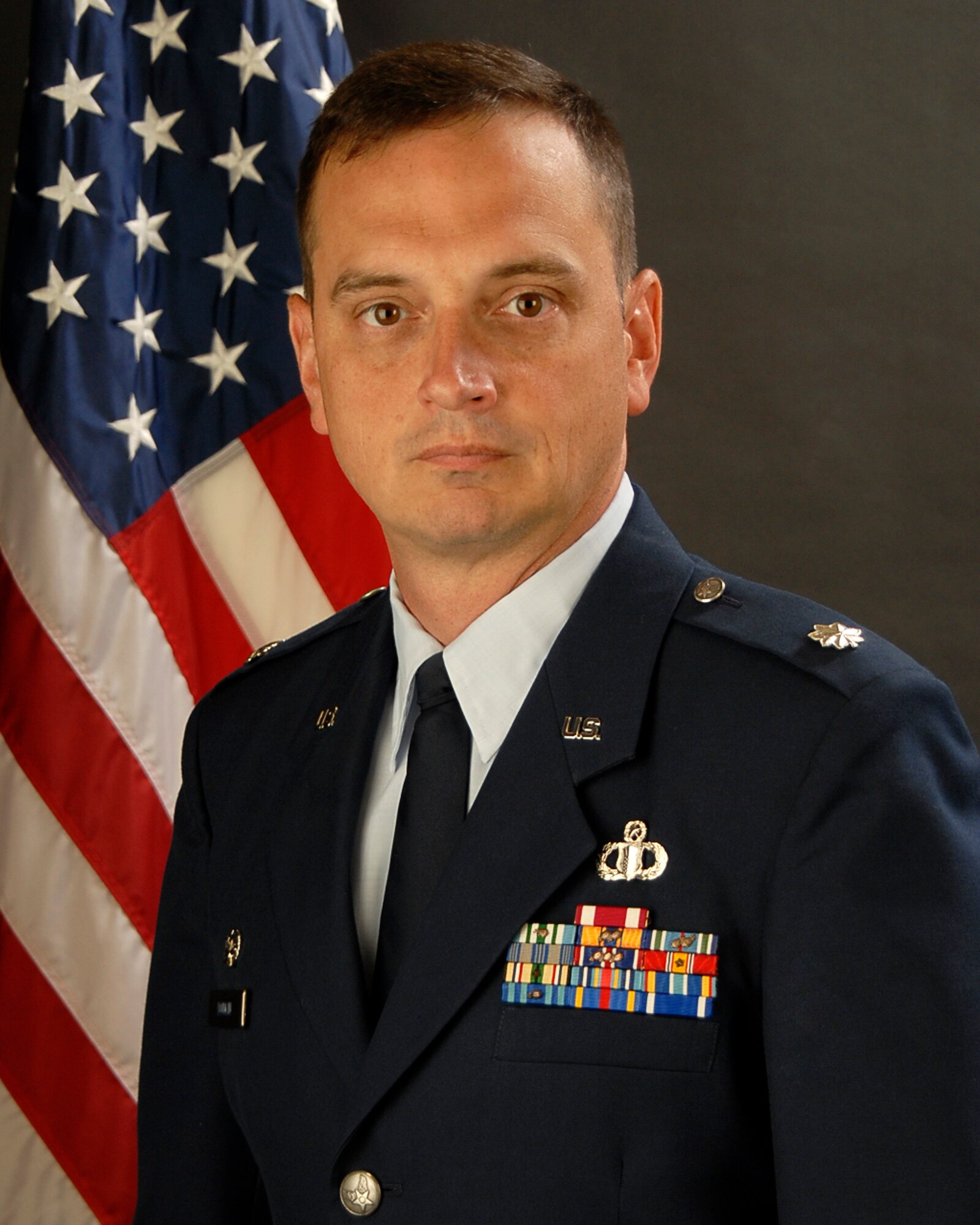 Lt. Col. Michael Dunkin, 245th ATCS Commander, poses for his photo on 9 Sept, 2011.
(SCANG photo by Tech. Sgt Caycee Cook)