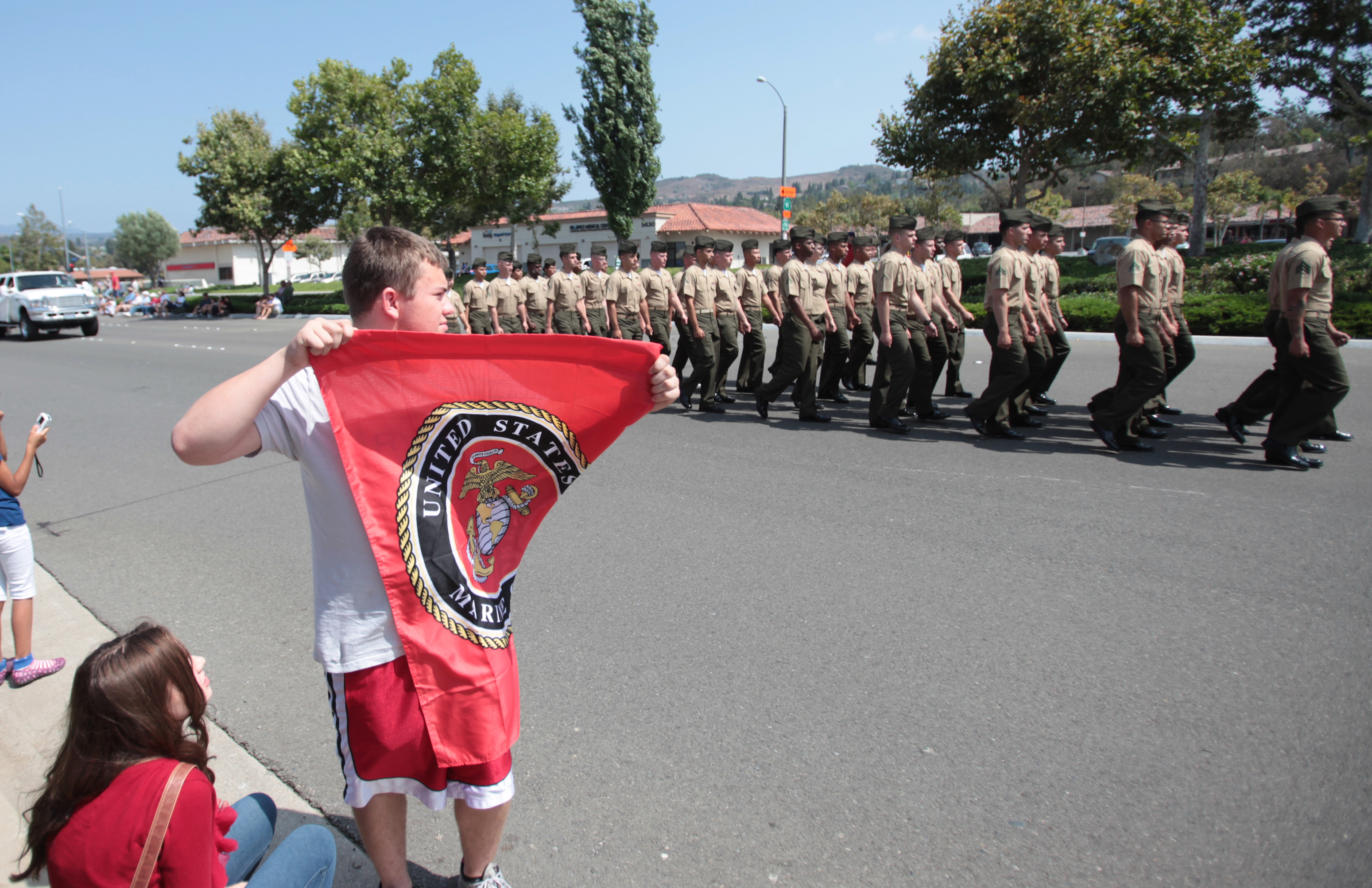 Fighting 13th Marines Sailors Join Anaheim For Independence Day