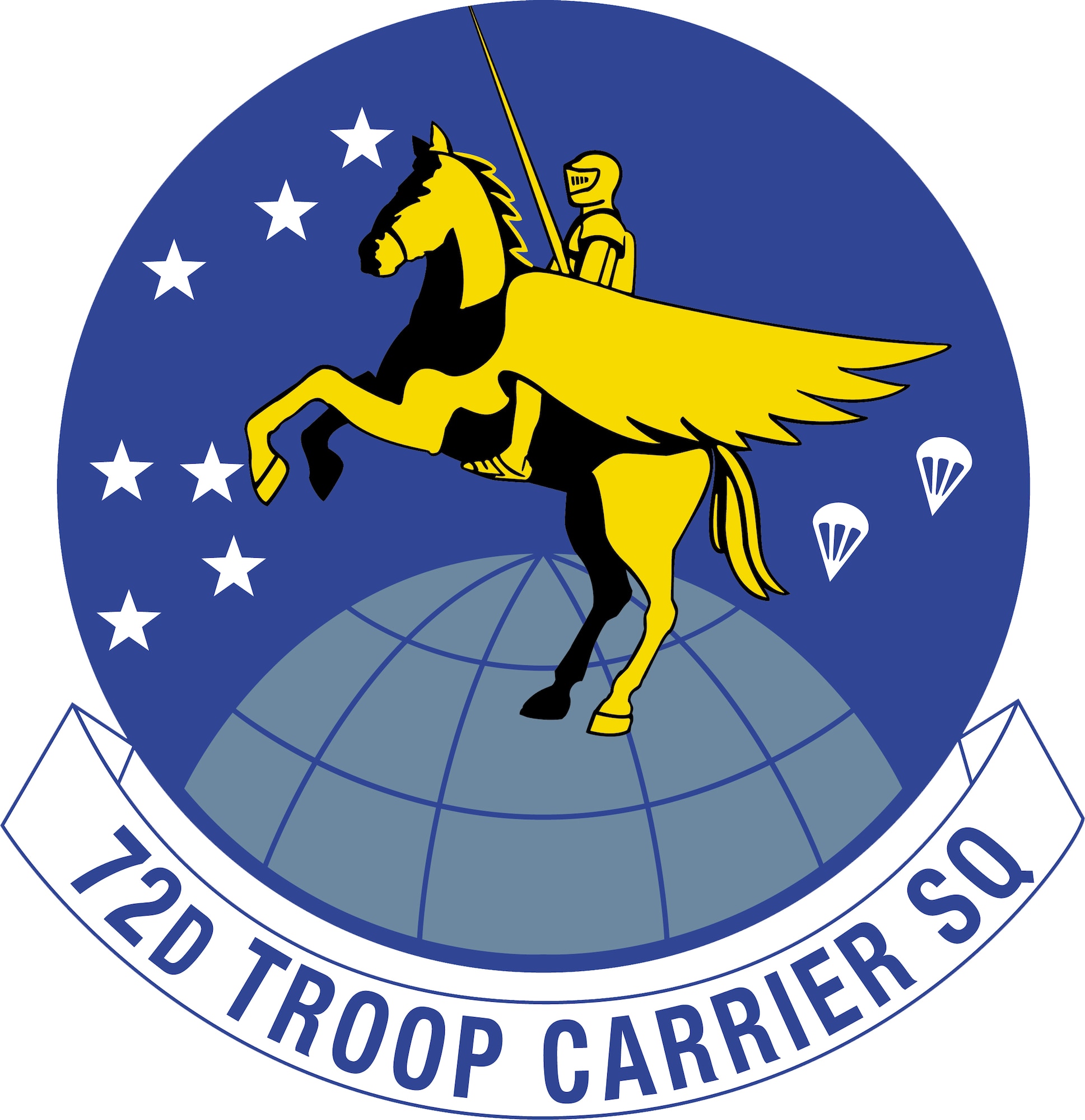 The 434th Air Refueling Wing has a 70-year history dating to World War II. The 434th Troop Carrier Group was activated in 1943 and contained the 71st, 72nd, 73rd and 74th Troop Carrier Squadrons, all of which participated in the Allies invasion of Normandy, France, flying C-47 Skytrains. (U.S. Air Force graphic)
