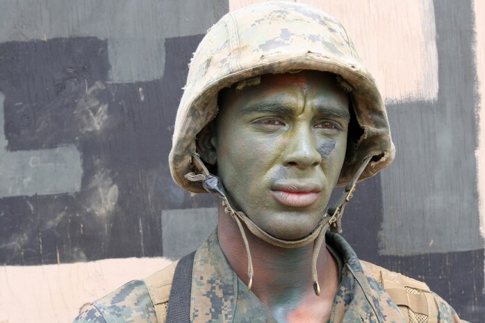 Pfc. Jonathon Townsend, Platoon 1049, Company C, 1st Recruit Training Battalion, learned to become a leader from the guidance of his senior drill instructor, Staff Sgt. Christopher Blas. Blas saw the desire that Townsend had and encouraged him to step up his game in order to be a leader. 