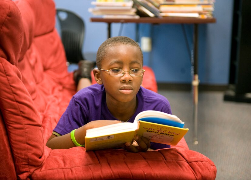 Elisha Williams 8, son of Lt. Col. Trevor Williams, 7th Comptroller Squadron commander finished in the top 25 out of 2,640 participants, reading 147 books from January 2012 to March 2012.