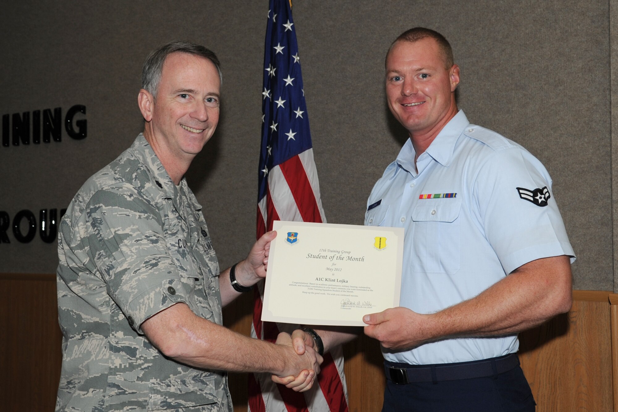 May Students of the Month > Goodfellow Air Force Base > Article Display