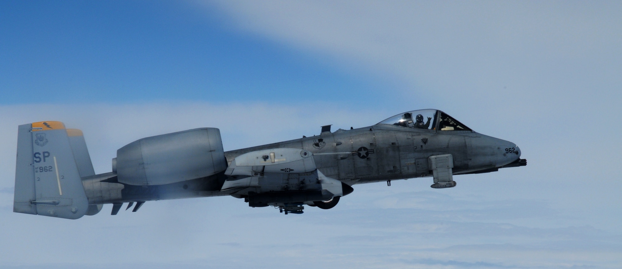SWEDISH AIR SPACE -- A 52nd Fighter Wing A-10 Thunderbolt II from Spangdahlem Air Base, Germany, flies during Baltic Region Training Event XII, a multinational NATO exercise, May 30, 2012. BRTE XII included support from several countries including the United States, France, Estonia and Latvia. (U.S. Air Force photo/Staff Sgt. Thomas Trower)