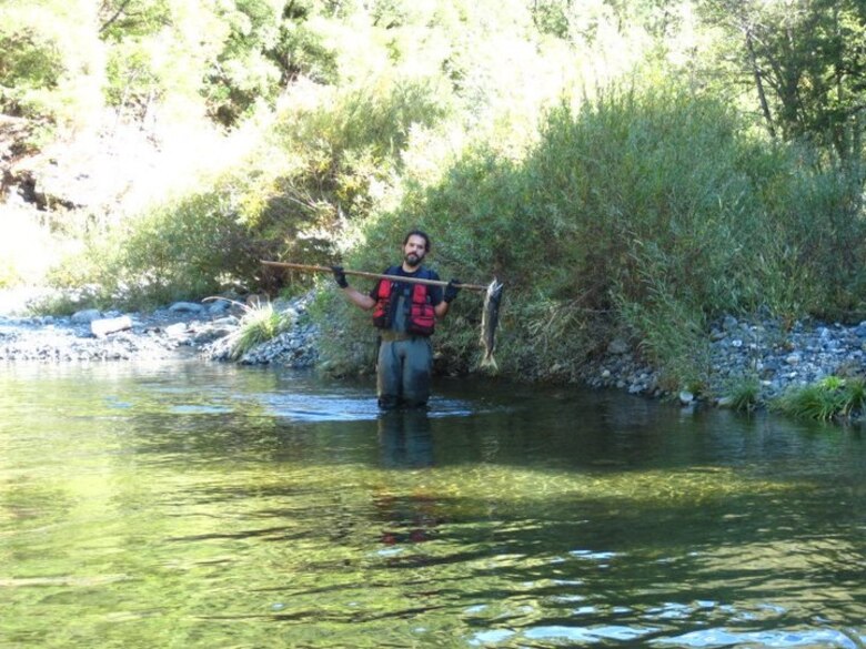 TEXAS — Mark Garza, a biologist in the U.S. Army Corps of Engineers Galveston District's Environmental Section, works with a diverse team of scientists and biologists to ensure Corps projects remain in compliance with the National Environmental Policy Act and other environmental laws.