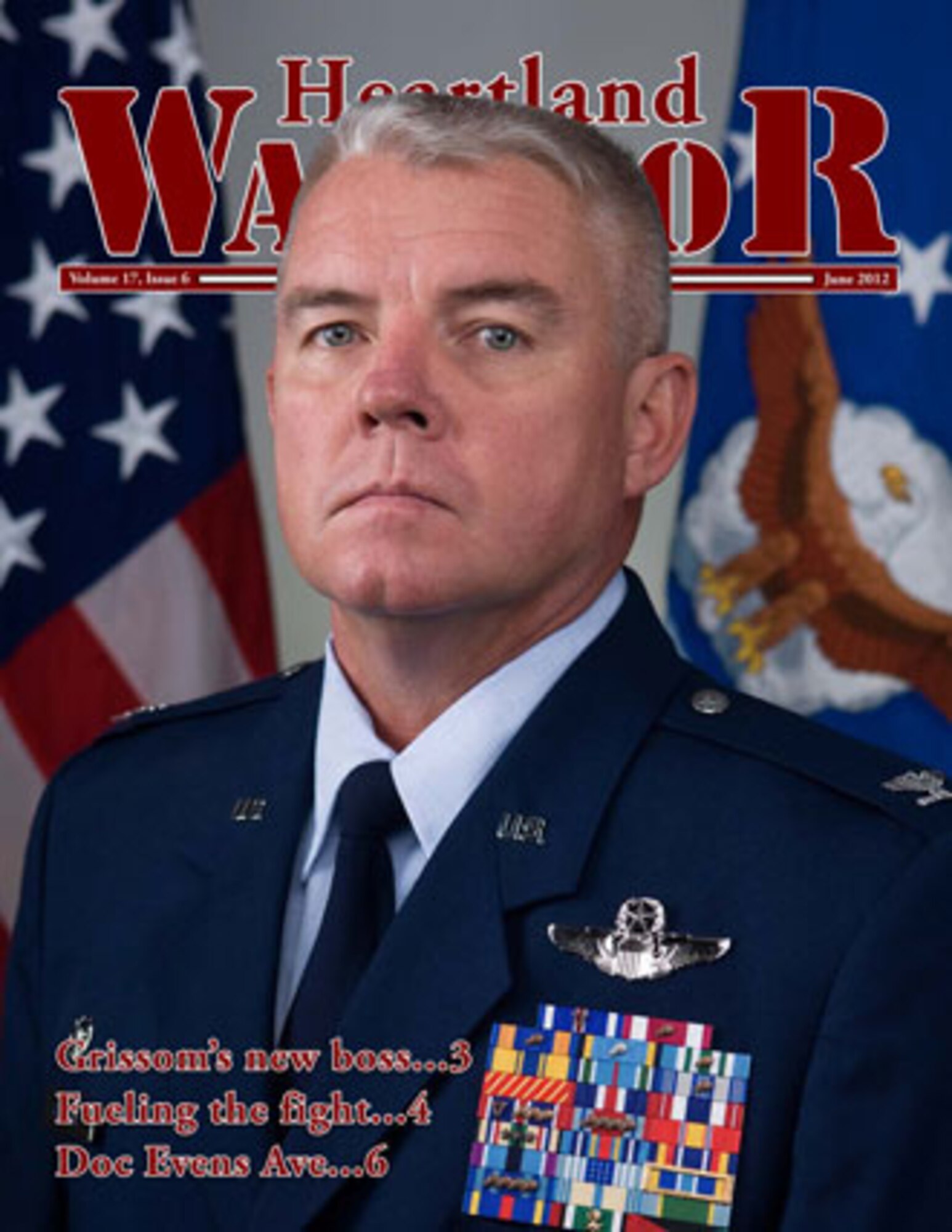 GRISSOM AIR RESERVE BASE, Ind., -- The Heartland Warrior is the official E-paper of the 434th Air Refueling Wing at Grissom ARB. The June issue contains 13 pages of news, photos and information. (U.S. Air Force graphic)
